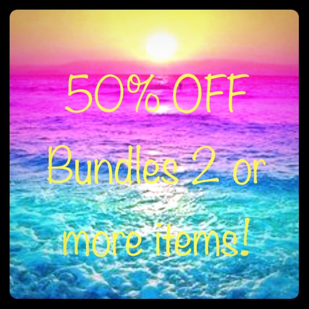 Closet Cleanout! 50% Off Bundled Items 2 or More!